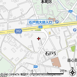 埼玉県北本市石戸5丁目190周辺の地図