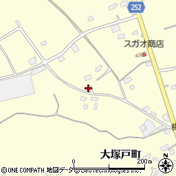 茨城県常総市大塚戸町1732周辺の地図