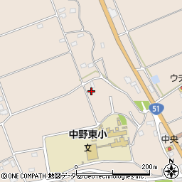 茨城県鹿嶋市荒野2041-2周辺の地図