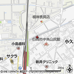 埼玉県白岡市小久喜1255-9周辺の地図