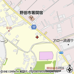 千葉県野田市平井368周辺の地図