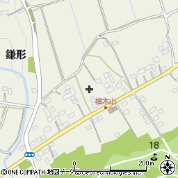埼玉県比企郡嵐山町鎌形1233周辺の地図