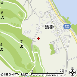 茨城県稲敷郡美浦村馬掛周辺の地図