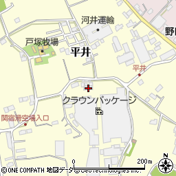 千葉県野田市平井278周辺の地図