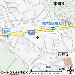 埼玉県北本市石戸5丁目周辺の地図