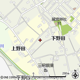 埼玉県白岡市上野田462周辺の地図