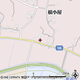 茨城県行方市根小屋676周辺の地図