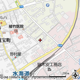 茨城県常総市水海道諏訪町2802周辺の地図