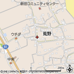 茨城県鹿嶋市荒野146周辺の地図
