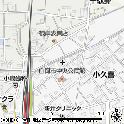 埼玉県白岡市小久喜1247-4周辺の地図