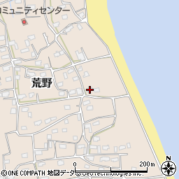 茨城県鹿嶋市荒野1624-1周辺の地図