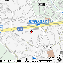 埼玉県北本市石戸5丁目215周辺の地図