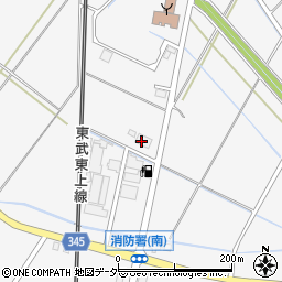 新明電材株式会社　東松山営業所周辺の地図