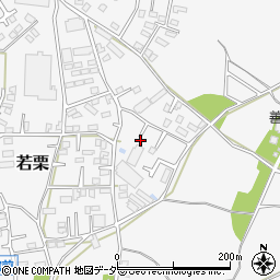 茨城県稲敷郡阿見町若栗1371周辺の地図
