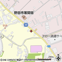 千葉県野田市平井367周辺の地図