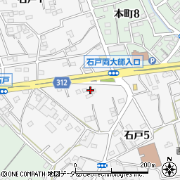埼玉県北本市石戸5丁目207周辺の地図