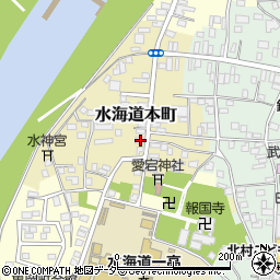 茨城県常総市水海道本町2596周辺の地図