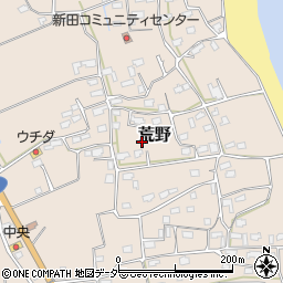 茨城県鹿嶋市荒野周辺の地図