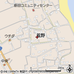 茨城県鹿嶋市荒野周辺の地図