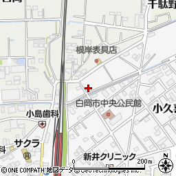 埼玉県白岡市小久喜1265-1周辺の地図