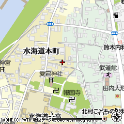 茨城県常総市水海道本町2626周辺の地図