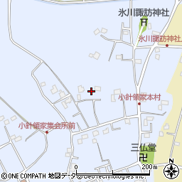 埼玉県桶川市小針領家周辺の地図