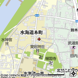 茨城県常総市水海道本町2629周辺の地図