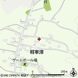 埼玉県比企郡嵐山町将軍澤353周辺の地図