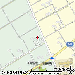 埼玉県春日部市神間1140周辺の地図