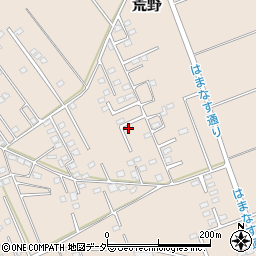 茨城県鹿嶋市荒野1550-4周辺の地図