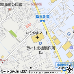 八十二銀行いちやまマート諏訪店 ＡＴＭ周辺の地図
