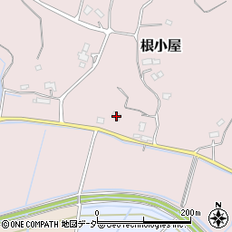 茨城県行方市根小屋676-1周辺の地図