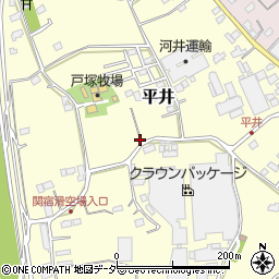 千葉県野田市平井周辺の地図
