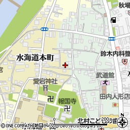 茨城県常総市水海道本町2625周辺の地図