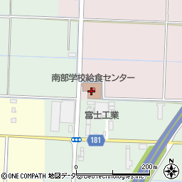 福井市南部学校給食センター周辺の地図