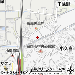 埼玉県白岡市小久喜1266-4周辺の地図