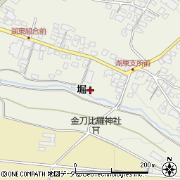長野県茅野市湖東堀4841-1周辺の地図