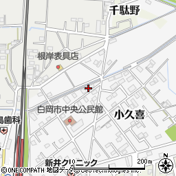 埼玉県白岡市小久喜1246-3周辺の地図