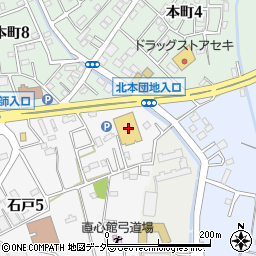 武蔵野銀行ヤオコー北本店 ＡＴＭ周辺の地図
