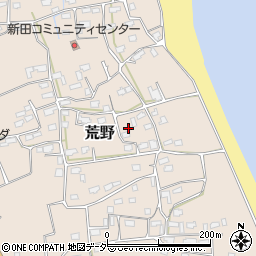 茨城県鹿嶋市荒野136周辺の地図