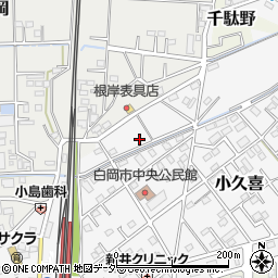 埼玉県白岡市小久喜1266-3周辺の地図