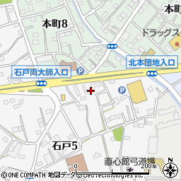 埼玉県北本市石戸5丁目172周辺の地図