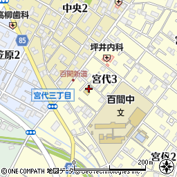 栗田米穀店周辺の地図
