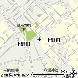 埼玉県白岡市上野田538周辺の地図