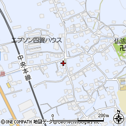 白鳥ドライ四賀周辺の地図