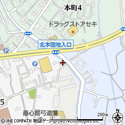 埼玉県北本市石戸5丁目9周辺の地図