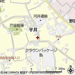 千葉県野田市平井186周辺の地図