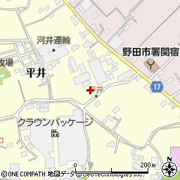千葉県野田市平井264周辺の地図