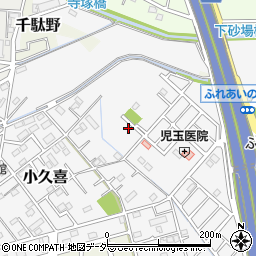 埼玉県白岡市小久喜1455-5周辺の地図