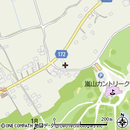 埼玉県比企郡嵐山町鎌形1151周辺の地図